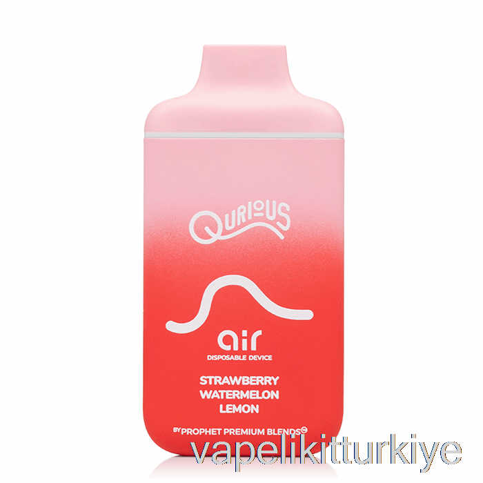 Vape Türkiye Qurous Air 6000 Tek Kullanımlık çilek Karpuz Limon
